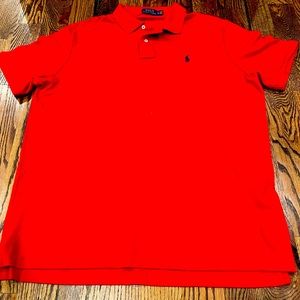Ralph Lauren Classic Polo Size XL BRIGHT RED